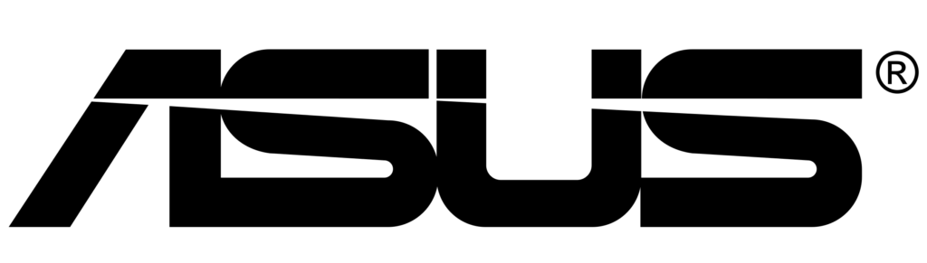 asustek black logo